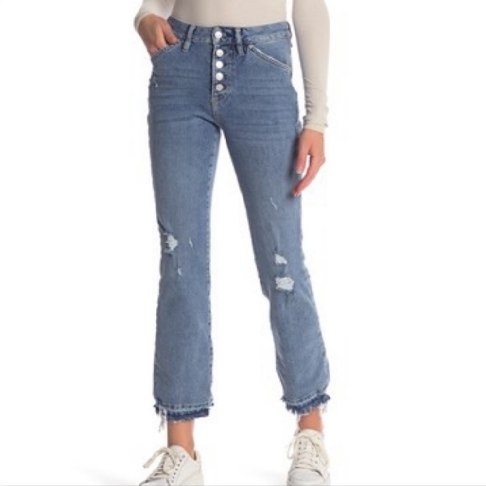 We the Free Frayed Hem Jeans